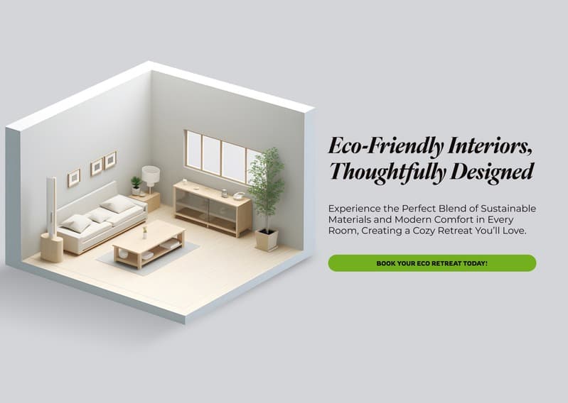Eco-Friendly Interiors, Thoughtfully Designed section